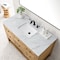 James Martin Vanities Breckenridge 48in Single Vanity, Light Natural Oak w/ 3 CM Carrara Marble Top 330-V48-LNO-3CAR - alternate 3